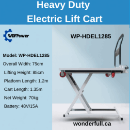 Heavy Duty Electric Lift Cart  HDEL1285