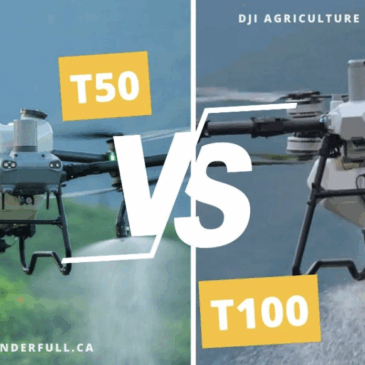 Comparison& Key Differences Between DJI Agras T50 and T100