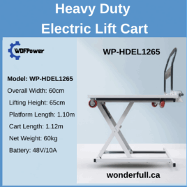 Heavy Duty Electric Lift Cart  WP-HDEL1265