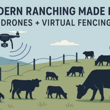 Modern Ranching Made Easy: Drones + Virtual Fencing