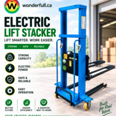 Heavy-Duty Electric Lift Stacker