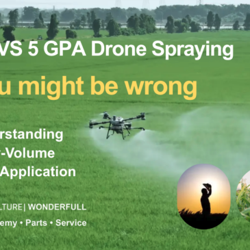 2 GPA VS 5GPA Drone Spraying You might be wrong
