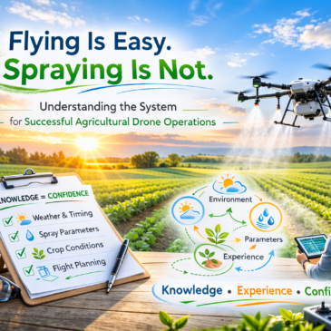Experience and Parameters: The Key to Successful Drone Spraying