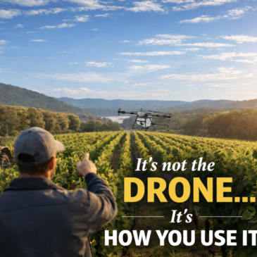 Sharing Insights from a Recent PEC Wine Vineyard Drone Session