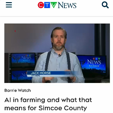 CTV Highlights Canadian AgTech｜AI is Transforming Farming