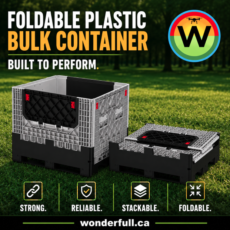 Foldable Plastic Bulk Container