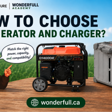 T100 Spreading Season FAQ: How Should You Choose a Generator and Charger?